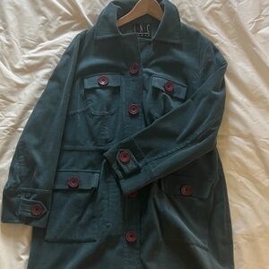 (Plus Size) INC International Concepts Corduroy Coat